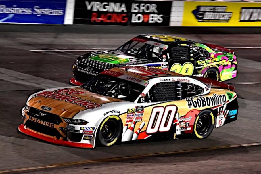 Stewart-Haas’ Cole Custer (third) and Chase Briscoe (fifth) also finished in the top five Friday. Stewart-Haas’ Cole Custer (third) and Chase Briscoe (fifth) also finished in the top five Friday.
